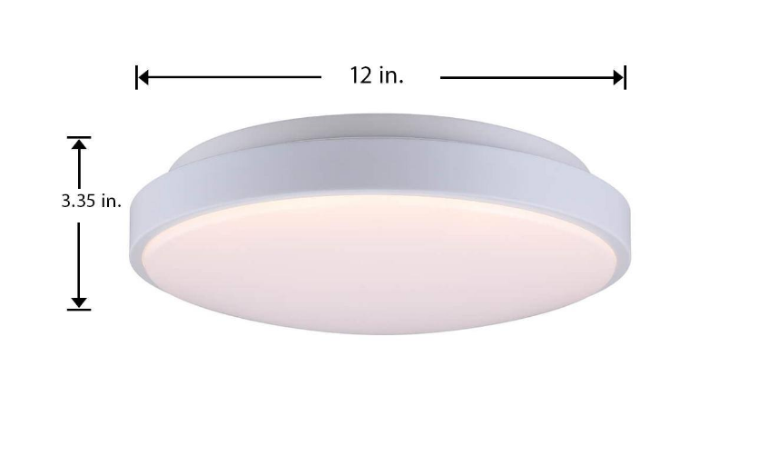 12 in. Smart Integrated Selectable LED Color Changing Flush Mount