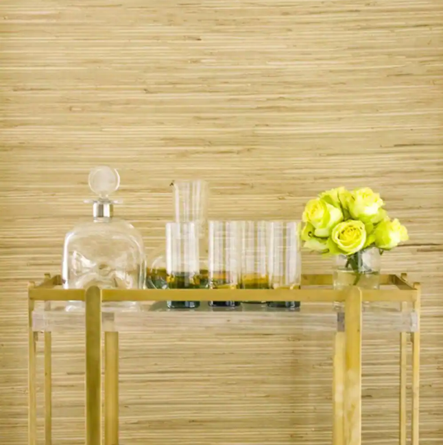 Bamboo Wainscoting Wall Panel 48 in. H x 96 in. L (Natural)