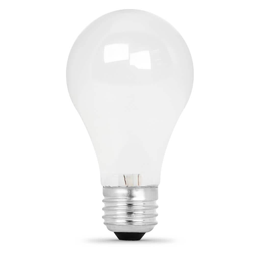 Feit Electric 72-Watt A19 E26 Halogen White Light Bulb, Soft White 2700K (16-Pack)