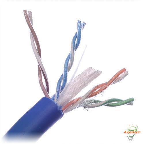 Belden Wire & Cable Co. - 1000FT - 2413 D15A1000 - Blue Multi-Conductor Enhanced Category 6 Nonbonded 4-Pair Cable
