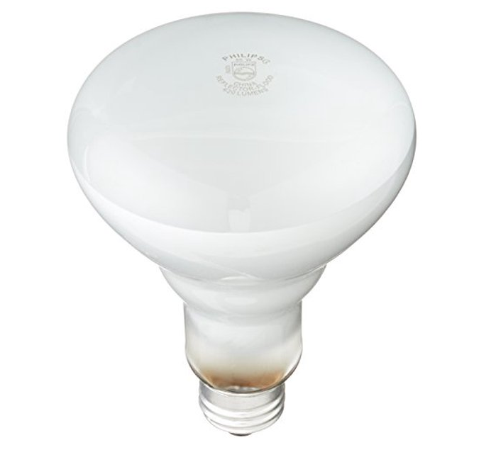 Philips 248872 Soft White 65-Watt BR30 Indoor Flood Light Bulb, 12-Pack