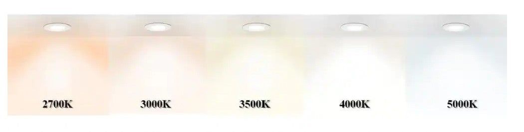 5/6 in. Color Temperature Selectable Integrated LED Recessed Trim (4-P –  Bargain Depot Store