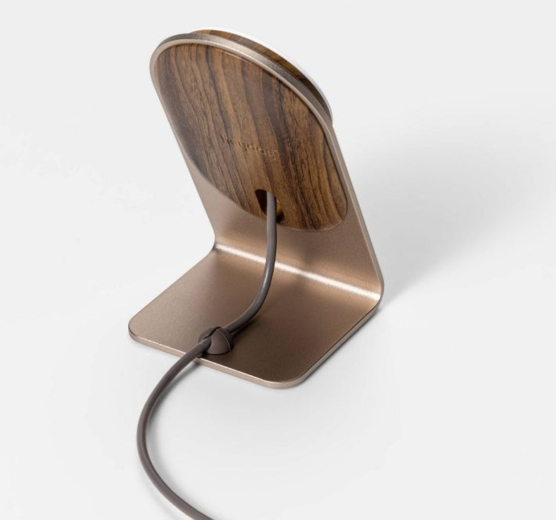 Heyday MagSafe Charging Stand - Wood Grain