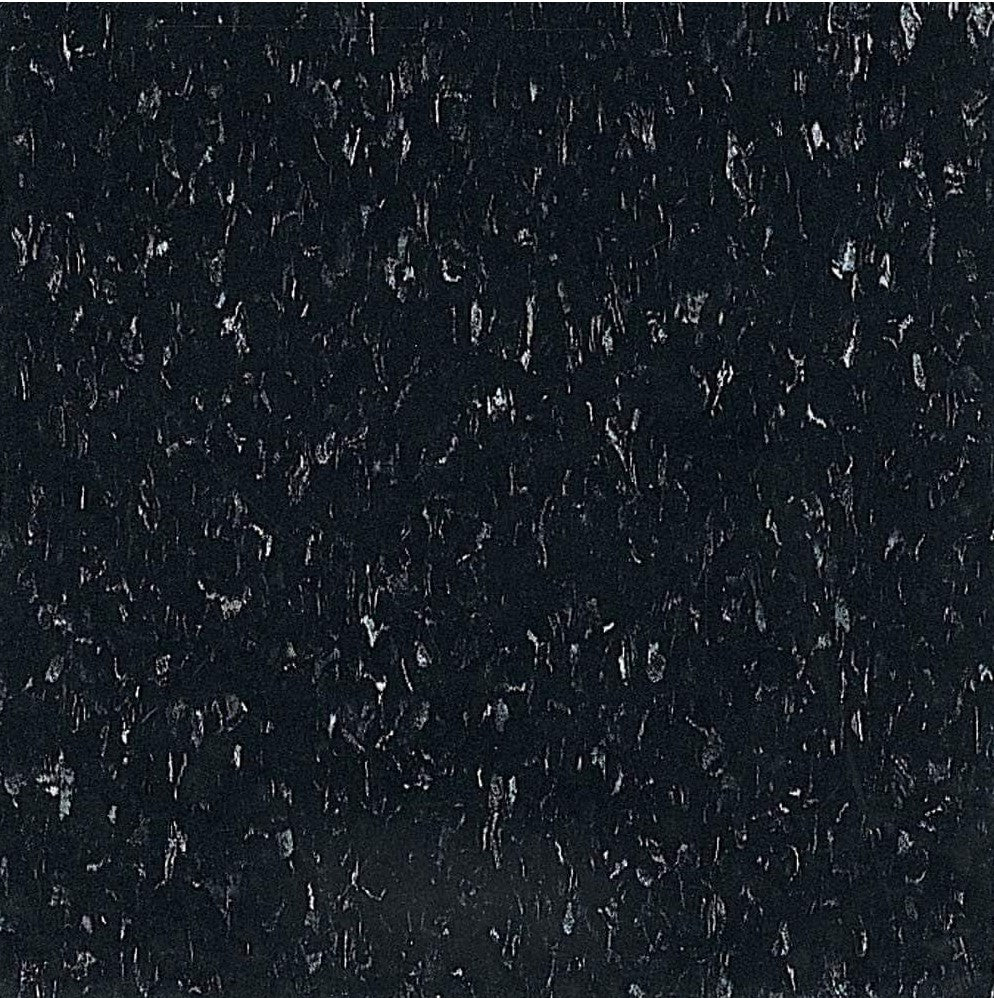 Imperial Texture VCT 12 in. x 12 in. Classic Black Standard Excelon Commercial Vinyl Tile (45 sq. ft. / case)