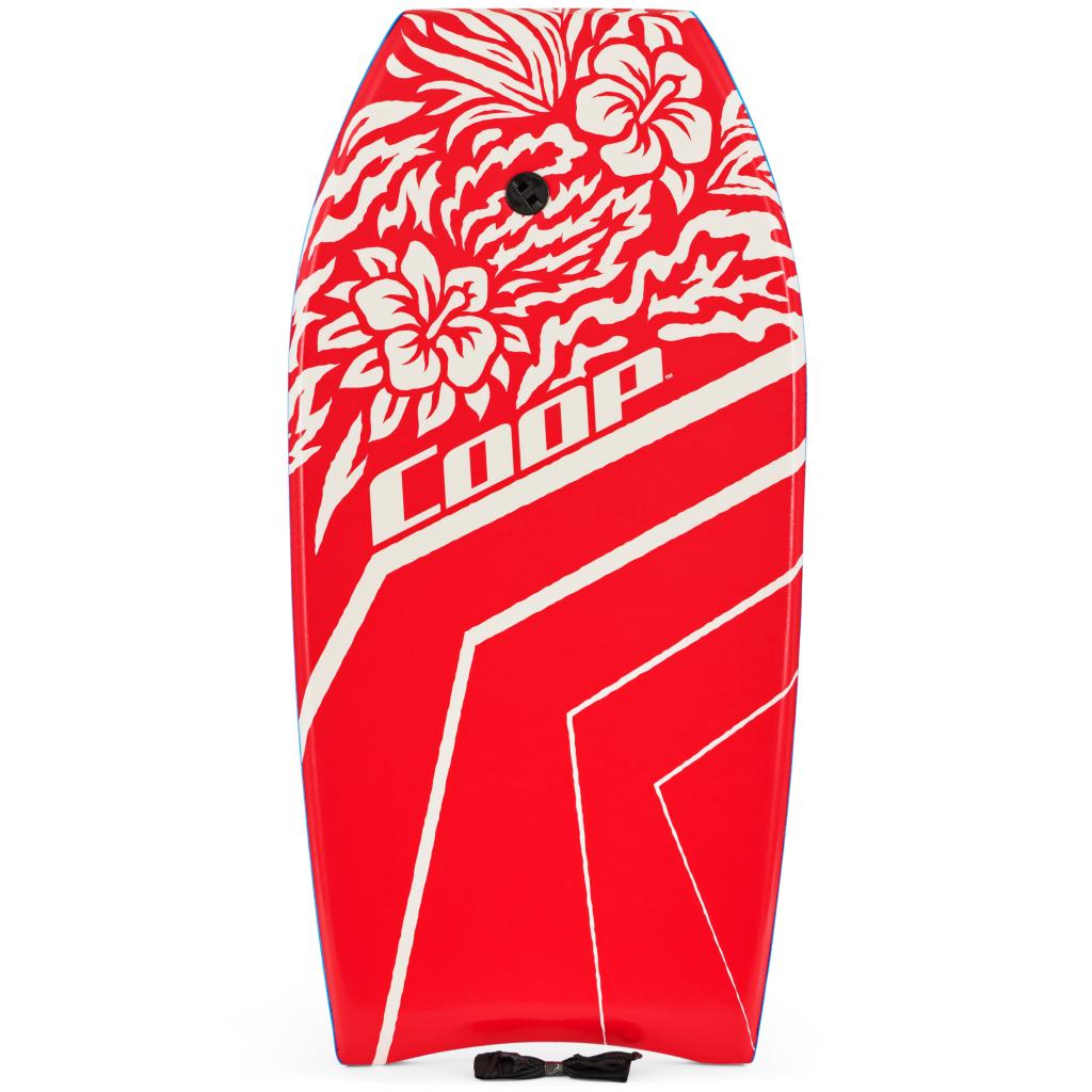 COOP Super Pipe 41" Bodyboard - Red/Cyan