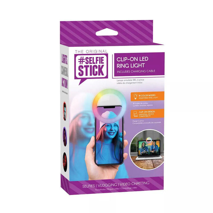 Retrak Rainbow Selfie Light Clip -18 color modes